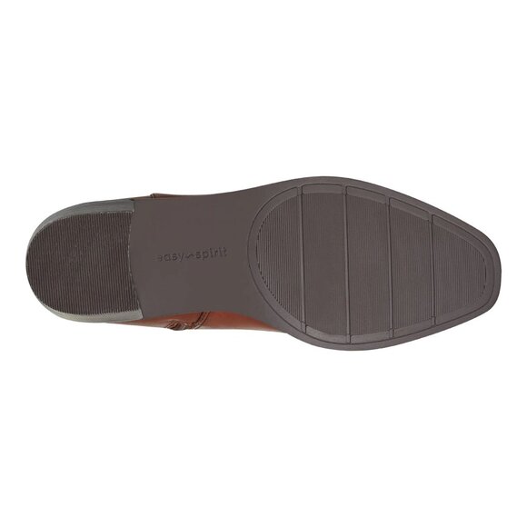 [NEW IN BOX] Easy Spirit Women Loretta Riding Boots Medium Brown Leather 8.5 - Picture 7 of 9